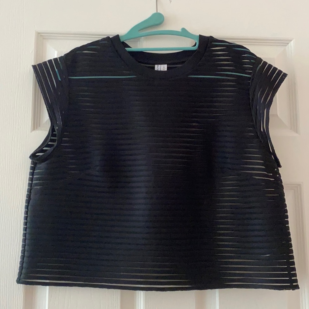 & Other Stories Mesh Top (Part of a Set)